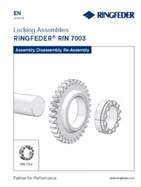 Instruction Manual Locking Assemblies RINGFEDER® RfN 7003