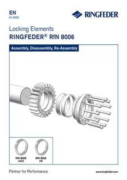 Instruction Manual Locking Elements RINGFEDER® RfN 8006