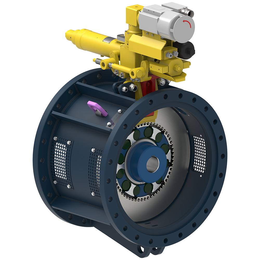 Bild Kupplungs-Brems-Systeme RINGFEDER® TZS mit Funktionsbremse TZF EL-SA