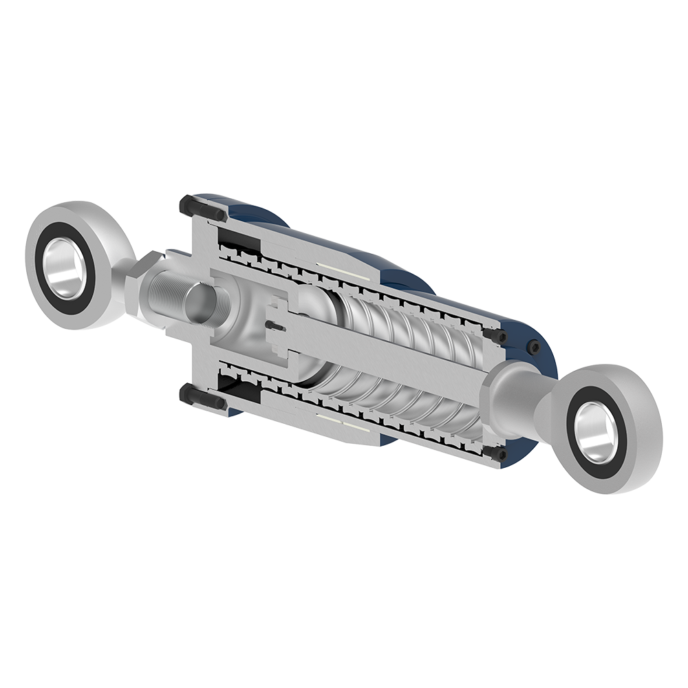 Bild RINGFEDER® Zug-Druck-Einrichtung mit Reibungsfedern