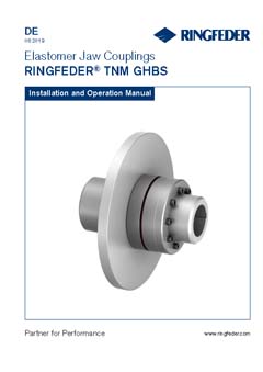 Instruction Manual Elastomer Jaw Couplings RINGFEDER® GHBS