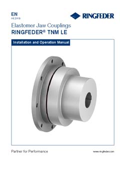 Instruction Manual Elastomer Jaw Couplings RINGFEDER® TNM LE