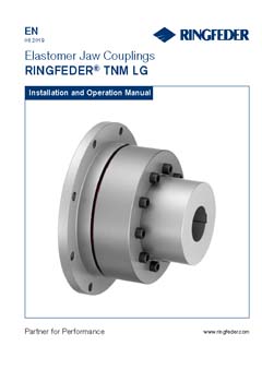 Instruction Manual Elastomer Jaw Couplings RINGFEDER® LG