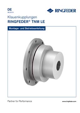 Betriebsanleitung Elastische Klauenkupplungen RINGFEDER® TNM LE
