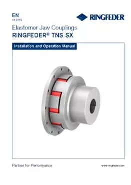 Instruction Manual Elastomer Jaw Couplings RINGFEDER® TNS SX