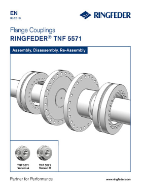 Instruction Manual Flange Couplings RINGFEDER® TNF 5571