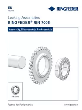 Instruction Manual Locking Assemblies RINGFEDER® RfN 7006