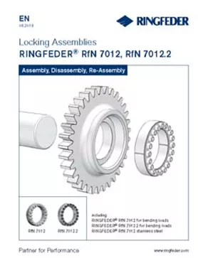 Instruction Manual Locking Assemblies RINGFEDER® RfN 7012, RfN 7012.2 Instruction Manual Locking Assemblies RINGFEDER® RfN 7012, RfN 7012.2
