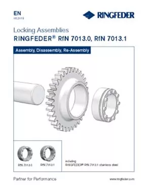 Instruction Manual Locking Assemblies RINGFEDER® RfN 7013.0, RfN 7013.1