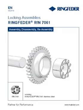 Instruction Manual Locking Assemblies RINGFEDER® RfN 7061 Instruction Manual Locking Assemblies RINGFEDER® RfN 7061