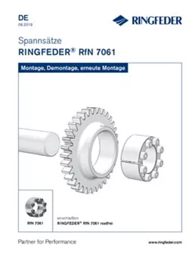 Betriebsanleitung Spannsätze RINGFEDER® RfN 7061