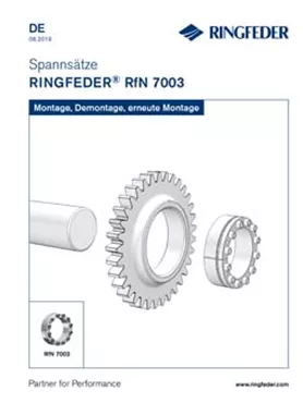 Betriebsanleitung Spannsätze RINGFEDER® RfN 7003