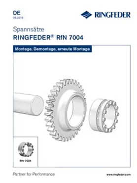 Betriebsanleitung Spannsätze RINGFEDER® RfN 7004