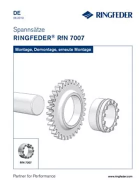 Betriebsanleitung Spannsätze RINGFEDER® RfN 7007