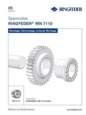 Betriebsanleitung Spannsätze RINGFEDER® RfN 7110