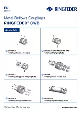 Instruction Metal Bellows Couplings RINGFEDER® GWB Instruction Metal Bellows Couplings RINGFEDER® GWB