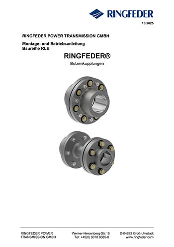 Betriebsanleitung Bolzenkupplungen RINGFEDER® RLB