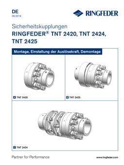 Betriebsanleitung Sicherheitskupplungen RINGFEDER® TNT