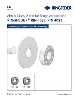 Instruction Manual Shrink Discs RINGFEDER® RfN 4022, RfN 4023