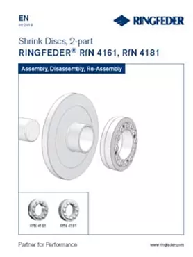 Instruction Manual Shrink Discs RINGFEDER® RfN 4161, RfN 4181