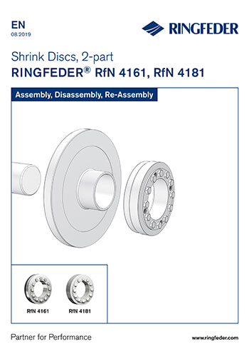 Instruction Manual Shrink Discs RINGFEDER® RfN 4161, RfN 4181