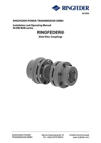 Betriebsanleitung RINGFEDER® Stahllamellenkupplungen RLDM
