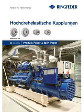 Product Paper Hochdrehelastische Kupplungen RINGFEDER® TNR