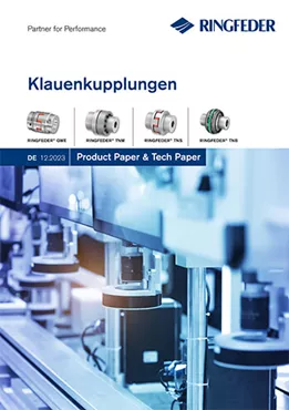 Product Paper Elastische Klauenkupplungen RINGFEDER® GWE, TNM, TNS, TNB