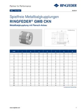 Tech Paper Metallbalgkupplungen RINGFEDER® GWB CKN