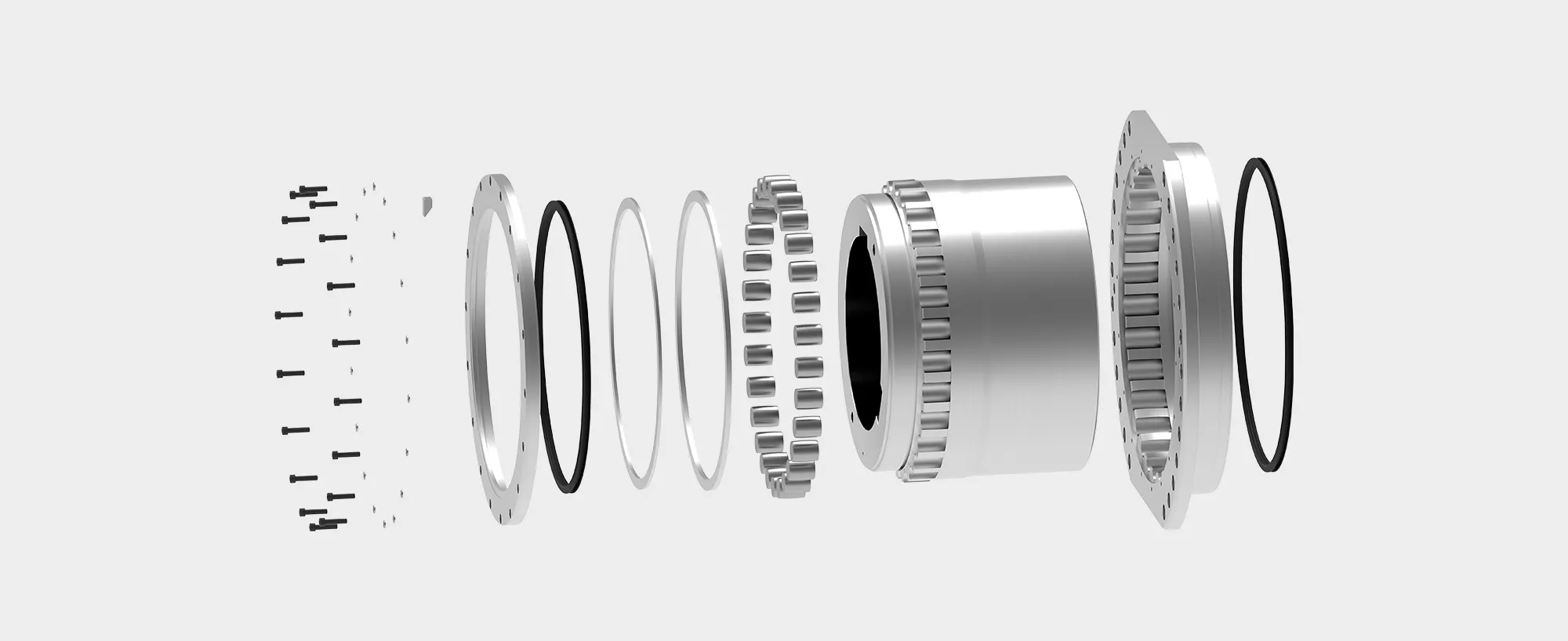 Barrel Couplings TNK TKVO: Explosion View | RINGFEDER®