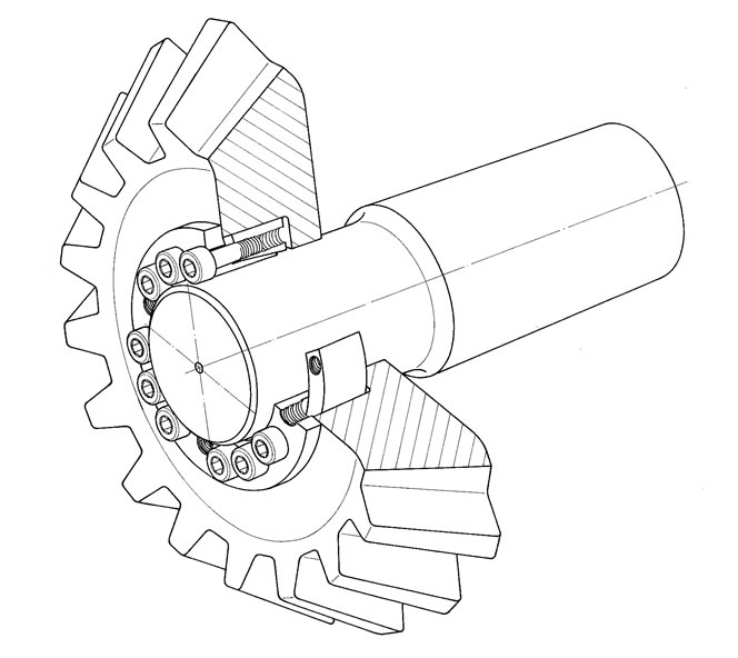 Bevel gear wheel