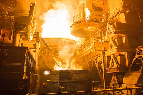 Friction Springs for Melting Furnaces in Steel Industry | RINGFEDER®